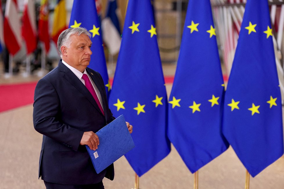 Maďarský premiér Viktor Orbán v Bruselu