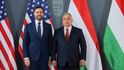 Viktora Orbána přiletěl podpořit do Budapešti před volbami americký viceprezident J.D. Vance (duben 2026) Viktora Orbána přiletěl podpořit do Budapešti před volbami americký viceprezident J.D. Vance (duben 2026)