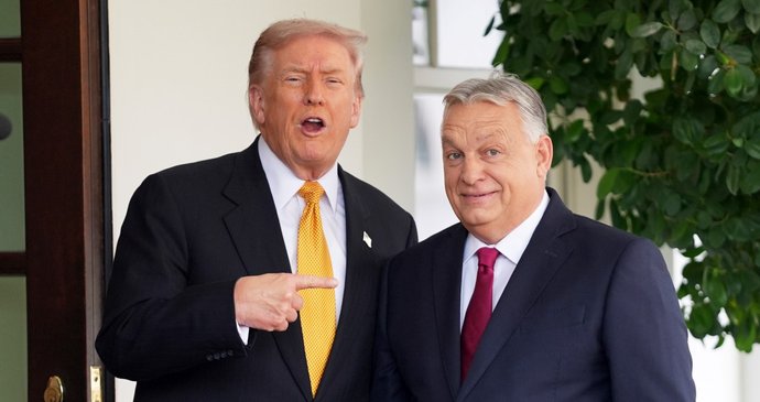 Maďarský premiér Viktor Orbán na návštěvě Trumpova Bílého domu (7.11.2025)