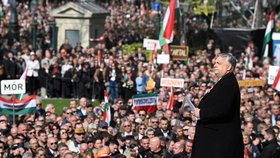 Projev maďarského premiéra Viktora Orbána