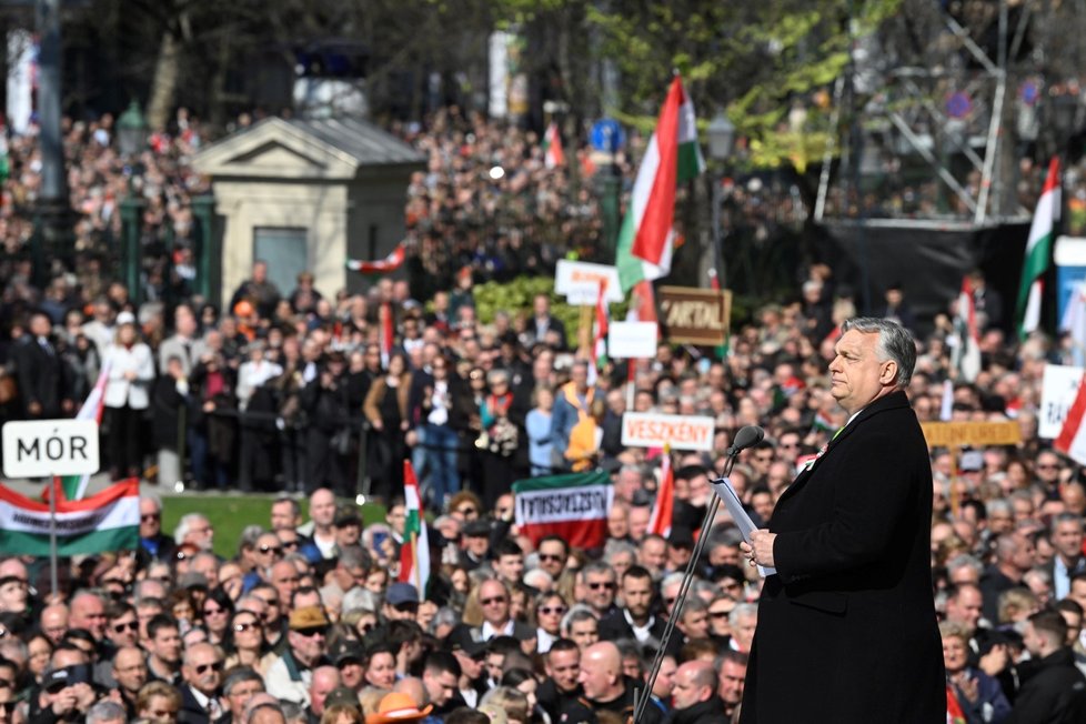 Projev maďarského premiéra Viktora Orbána (15.3.2024)