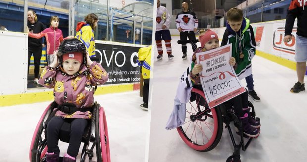 Viktorka (2) s nemocí SMA dostala díky čtenářům Blesku nový vozíček: Teď jí na léčbu přispěli i sokolové! 