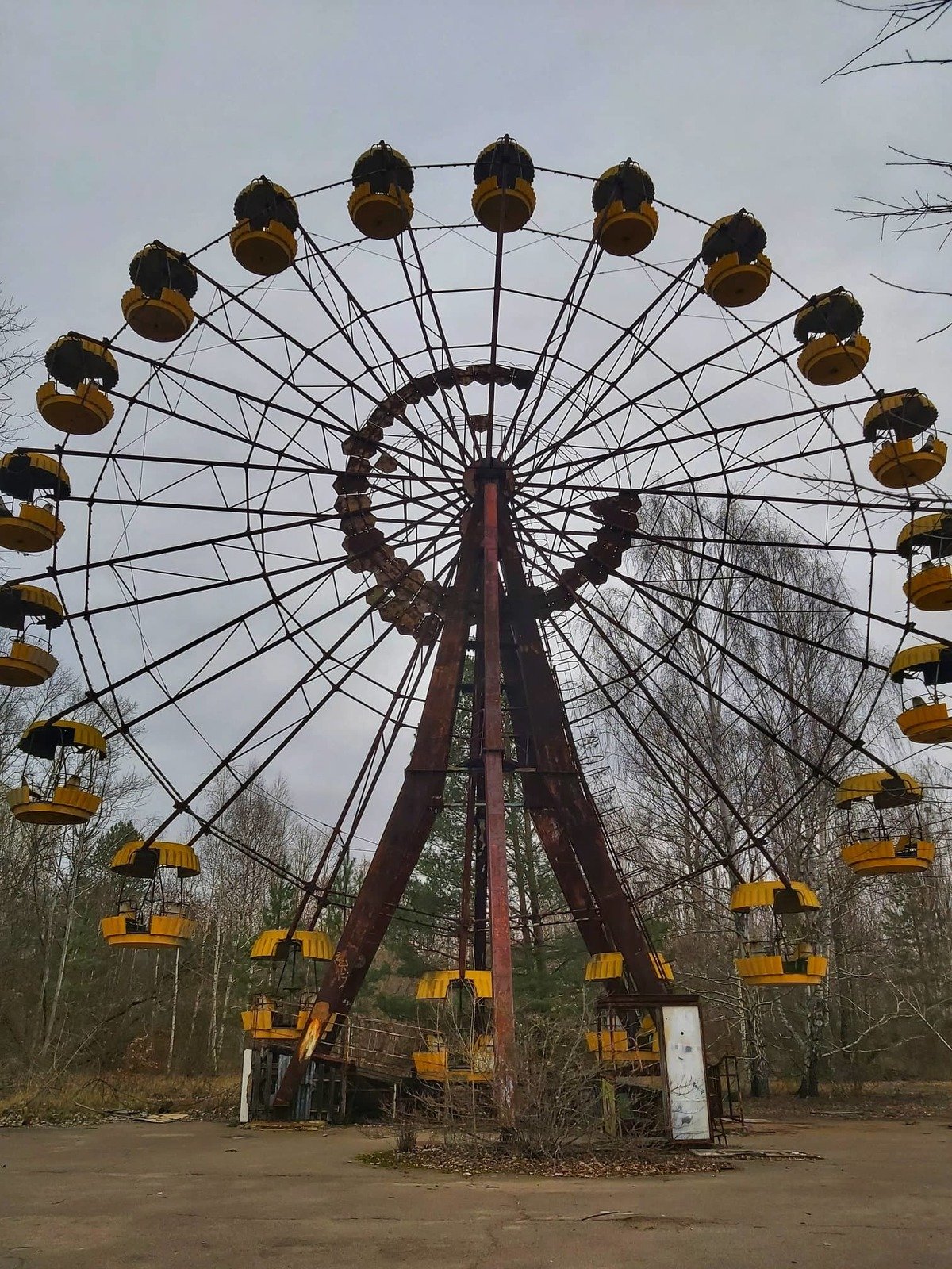 Chlapík z Litvínova si splnil sen a loni v prosinci navštívil Černobyl, z fotek běhá mráz po zádech.