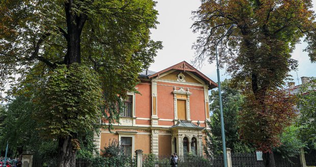 V této vile v Praze 6 Marie a Přemysl spolu dlouhodobě žili.