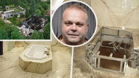 Takto v současnosti vypadá vila Radovana Krejčíře. Koncem roku 2021 byla v dražbě prodána za 21 milionů korun.