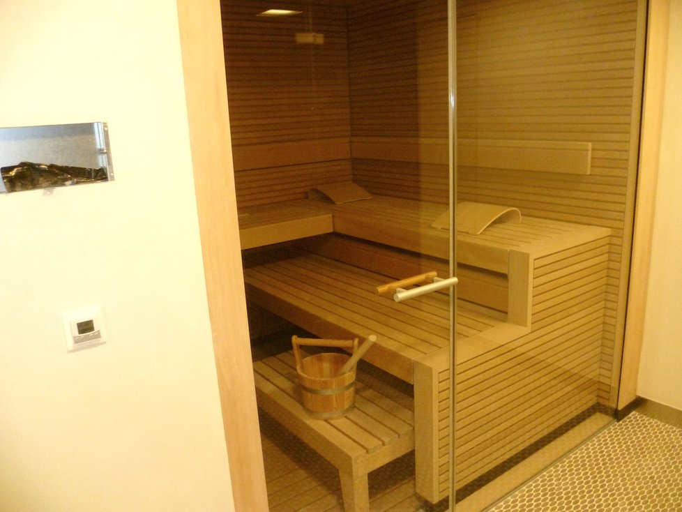 Privátní sauna v Kellnerově rezidenci