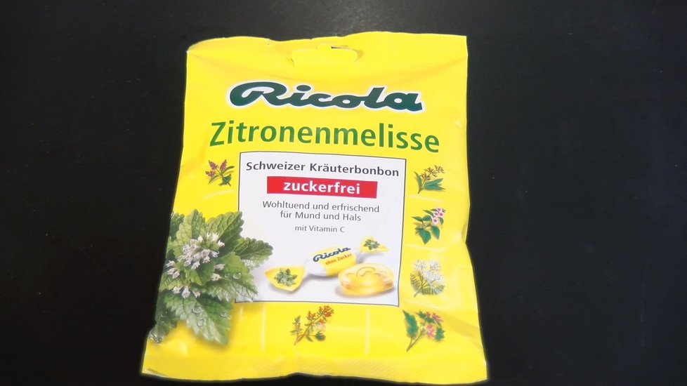 Ricota Zitronenmelisse (meduňkový drops se sladidly): Energetická hodnota (ve 100 g) 990 kJ, tuky 0 g, sacharidy 96 g, z toho cukry 0 g, bílkoviny 0 g