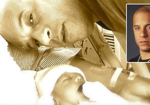 Hrdý táta Vin Diesel: pár hodin po porodu ukázal své třetí dítě!