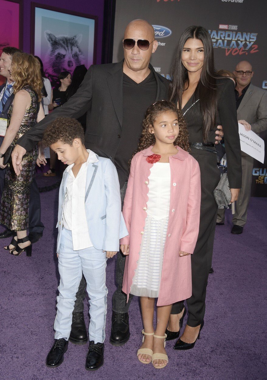 Vin Diesel s rodinou