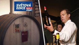 Medveděvovi přes kamaráda patří italské vinařství.