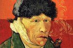 Vincent Van Gogh na jednom ze svých autoportrétů