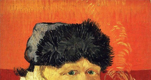 Vincent Van Gogh na jednom ze svých autoportrétů