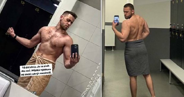 Herec Vincent Navrátil zveřejnil na instagramu odvážnou fotografii.