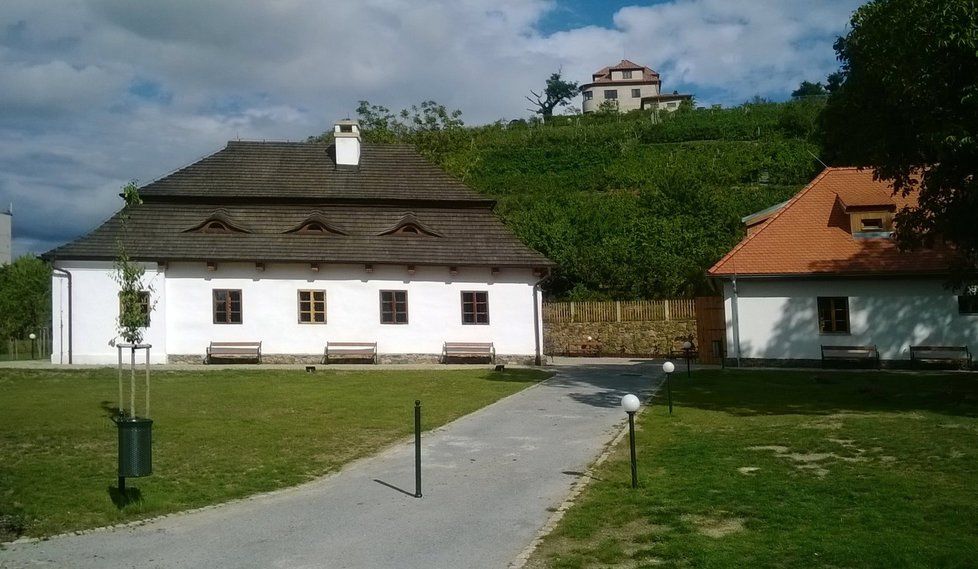 Finální podoba areálu viničního domku v Modřanech po rekonstrukci