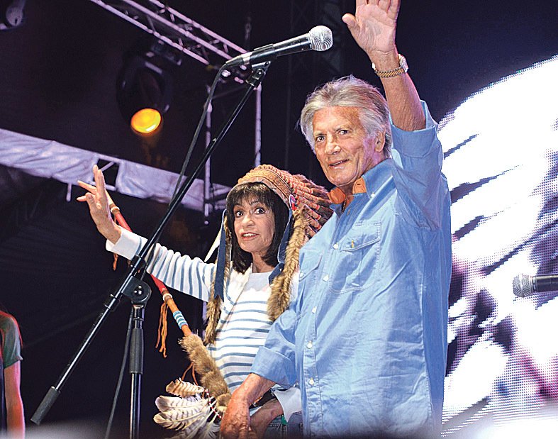 Marie Versini s Pierrem v Čechách na festivalu