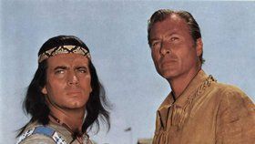 1963: Lex Barker jako Old Shatterhand a Pierre Brice jako Vinnetou