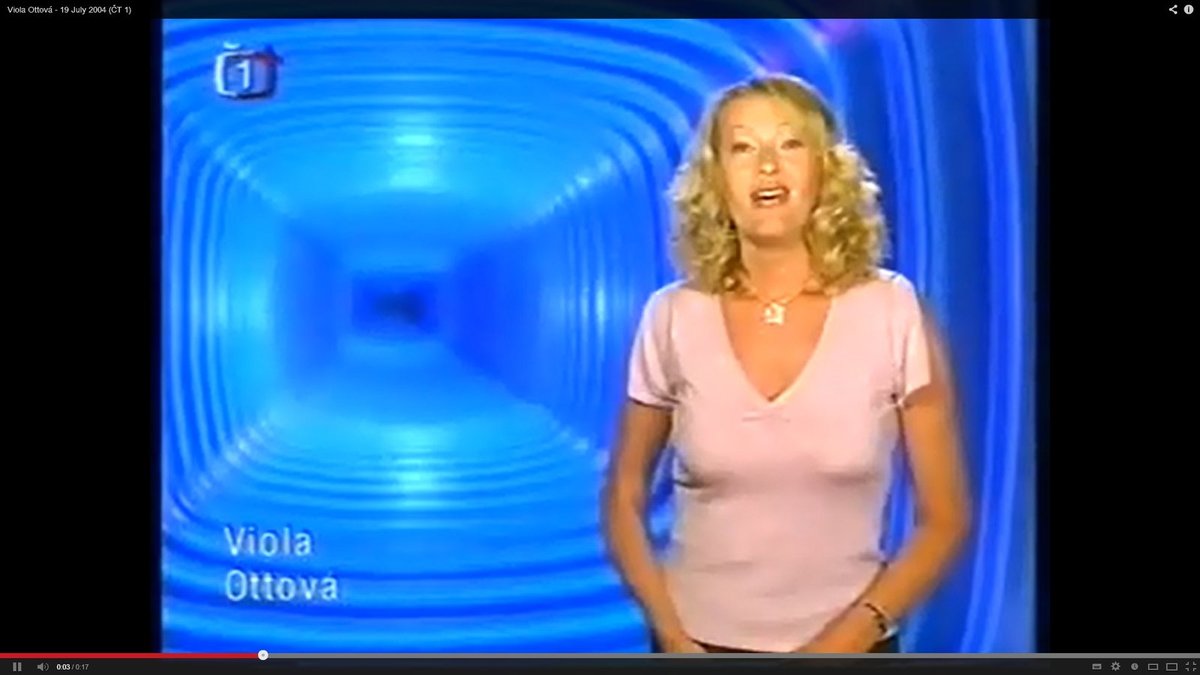 Viola Ottová byla hlasatelkou České televize v 90. letech.