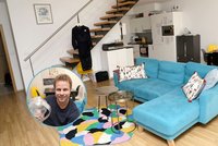 Takhle žije tanečník Jan Onder: Mezonetový byt v čím dál oblíbenější pražské čtvrti