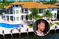 Fotbalová legenda Lionel Messi si pořídil luxusní dům za téměř 250 milionů korun: 8 ložnic, bazén a vodní příkop