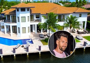 Luxusní dům Lionela Messiho na Floridě