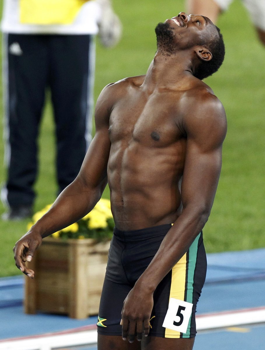 Sprinter Usain Bolt.