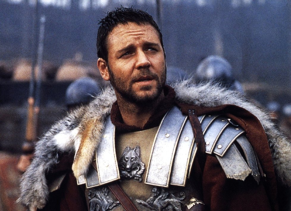 Gladiator - Russell Crowe jako Maximus