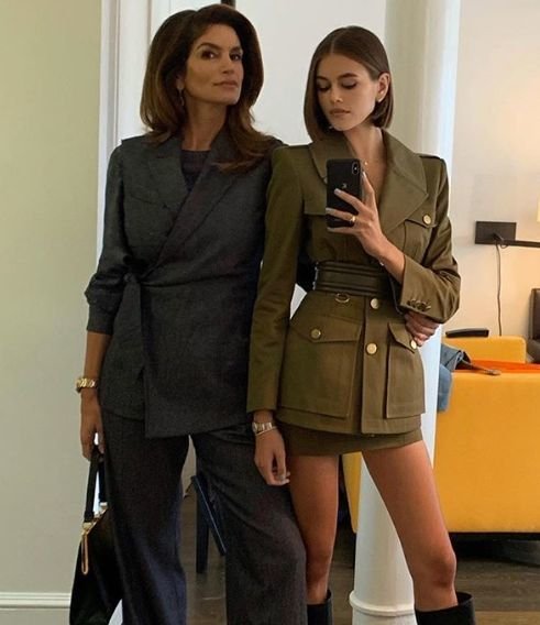 Kaia Gerber a maminka Cindy Crawford