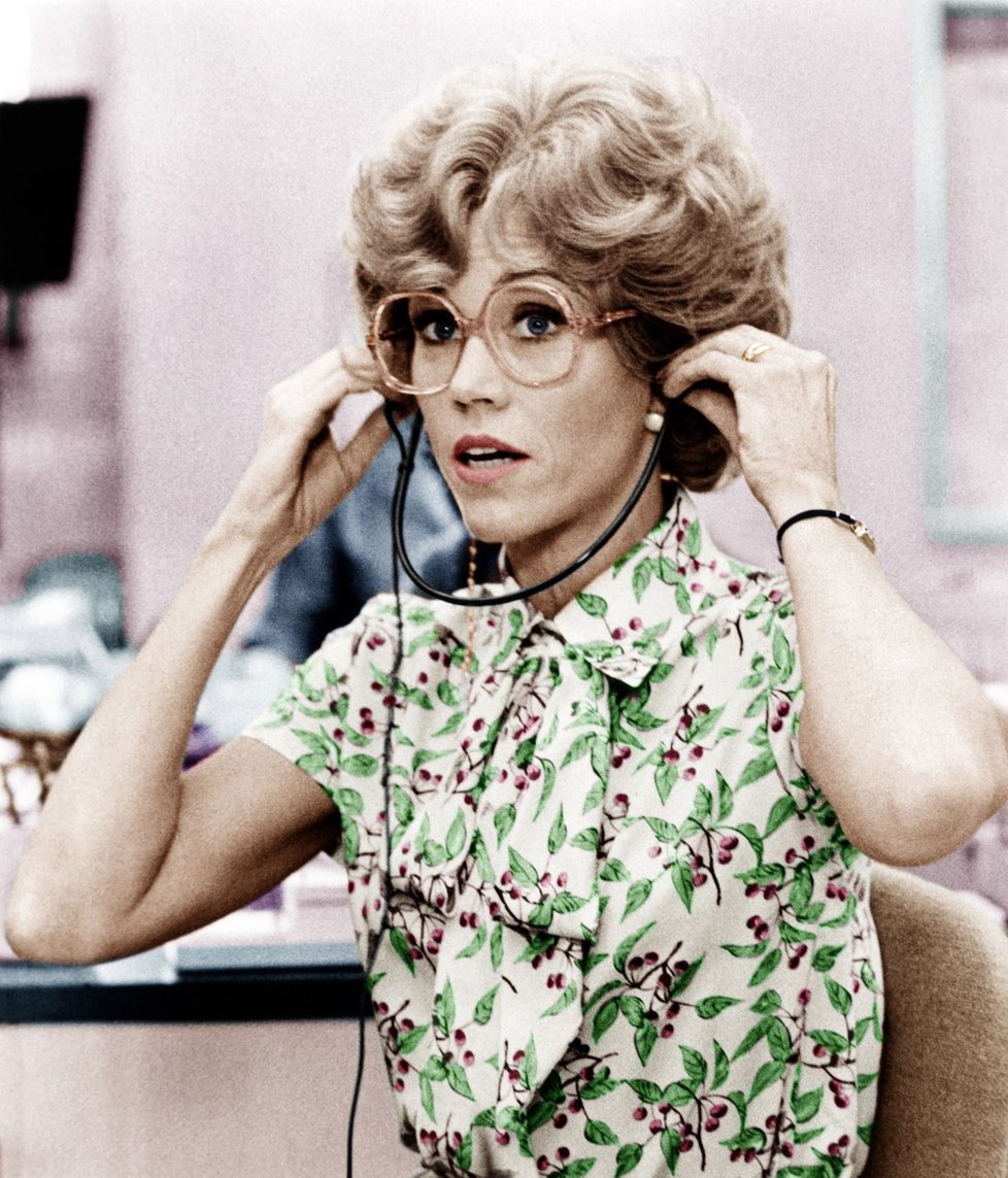 Velké brýle podle Jane Fonda