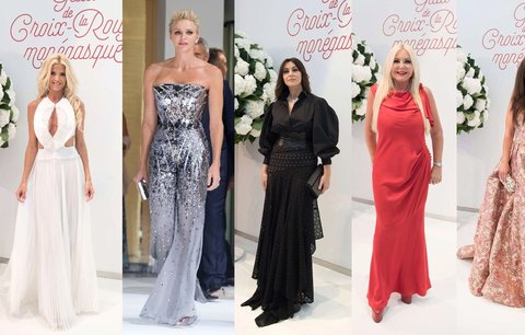 Nej outfity uplynulého týdne: Ples v Monaku navštívila Monica Bellucci i kněžna