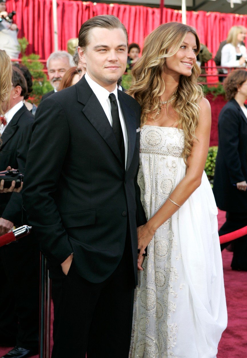 Leonardo DiCaprio a Gisele Bündchen. Byli spolu 5 let a na červeném koberci se objevili v roce 2005.