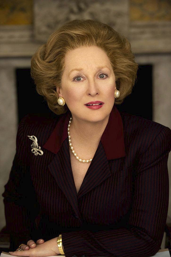 Meryl Streep jako Margaret Thatcher (Železná lady)