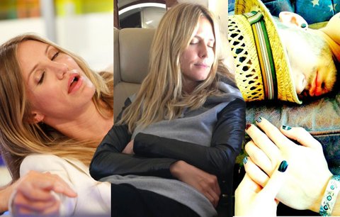 Ležící spící: Celebrity, na které padla nepřemožitelná únava