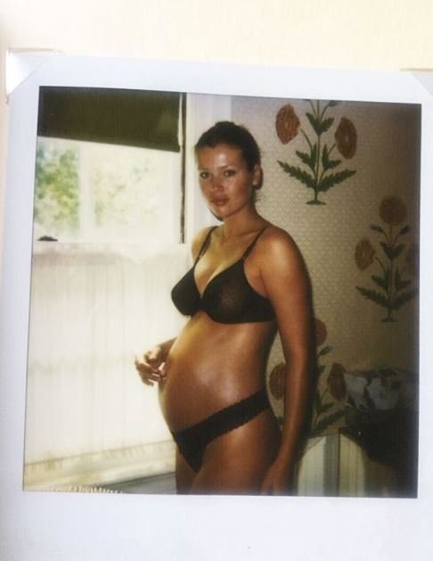 Daniela Peštová a její první těhotenství v roce 1996.