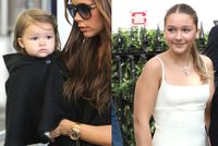 Z roztomilé holčičky krásnou dívkou: Dcera Beckhamových nechce být extravagantní jako kdysi její matka