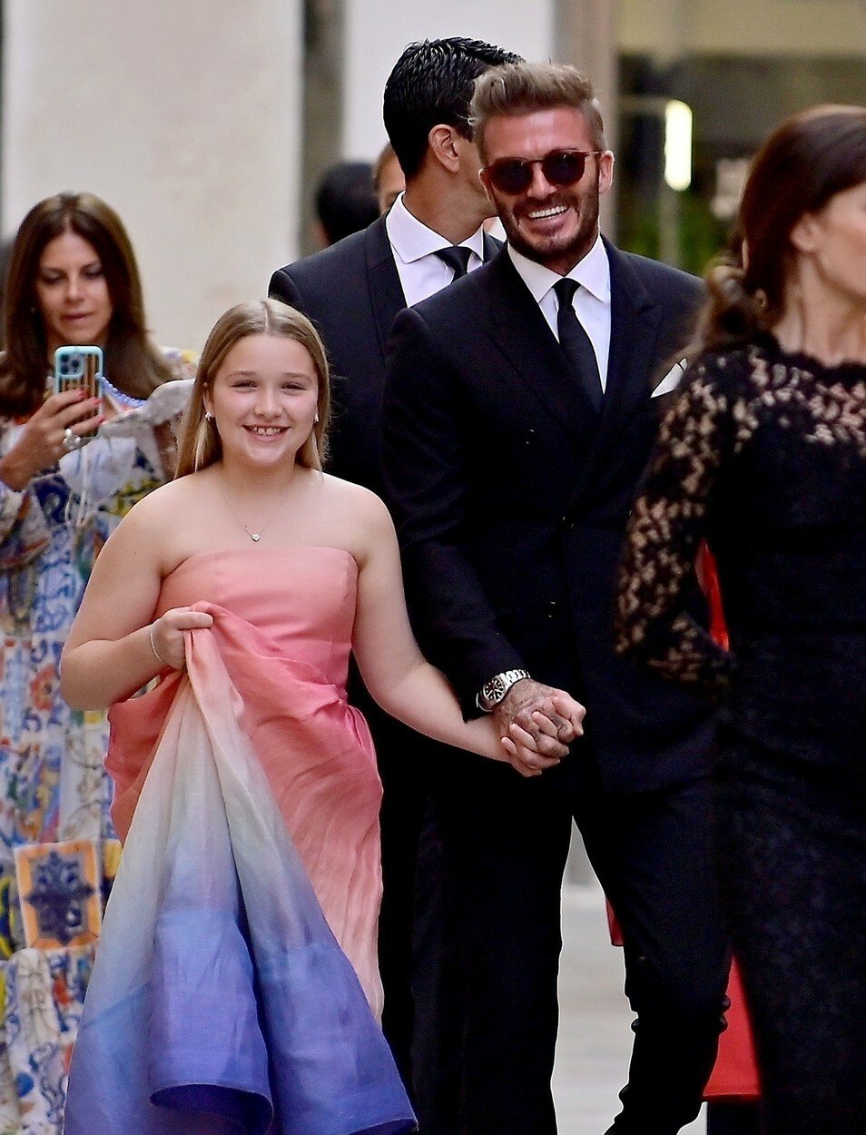 David Beckham se svoji dcerou Harper