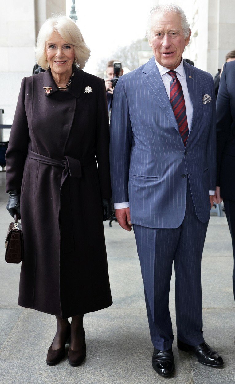 Camilla a král Karel III. na státní návštěvě v Německu.