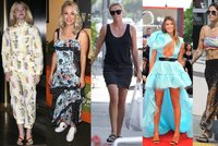 Nejhorší outfity uplynulého týdne: Elle Fanning v pyžamu a další průšvihy