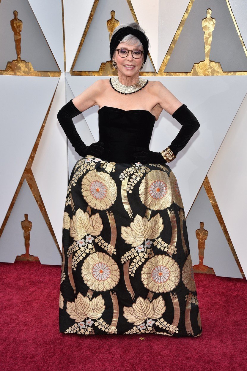2018 - Rita Moreno na udílení Oscarů.
