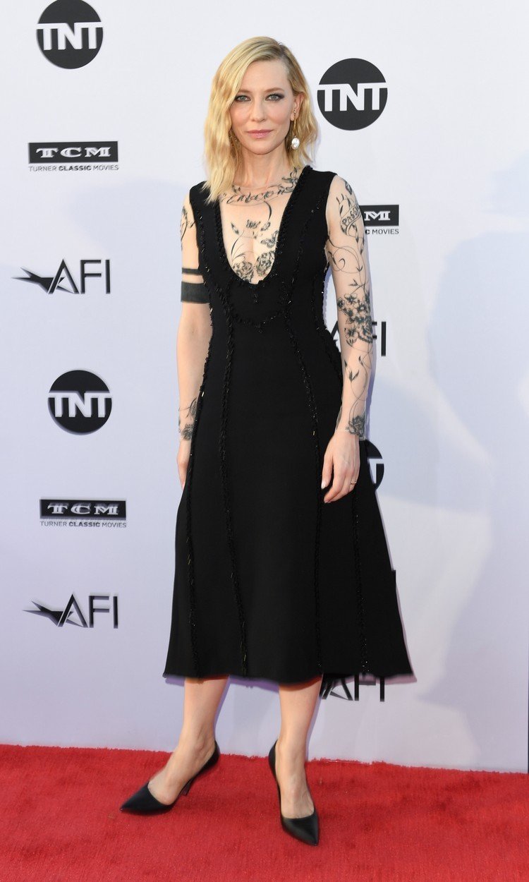 2018 - Cate Blanchett na American Film Institute Life Achievement Award Gala.