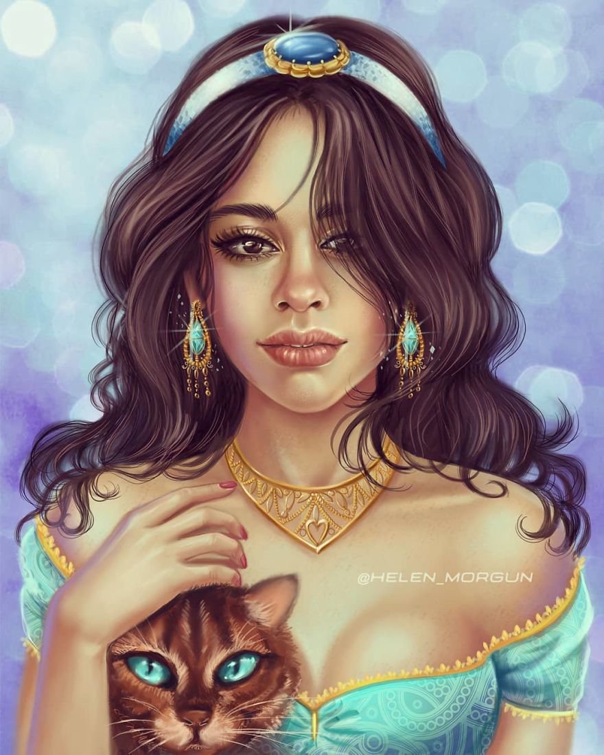 Camila Cabello jako princezna Jasmína (Aladin)