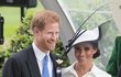 Meghan Markleová s princem Harrym.