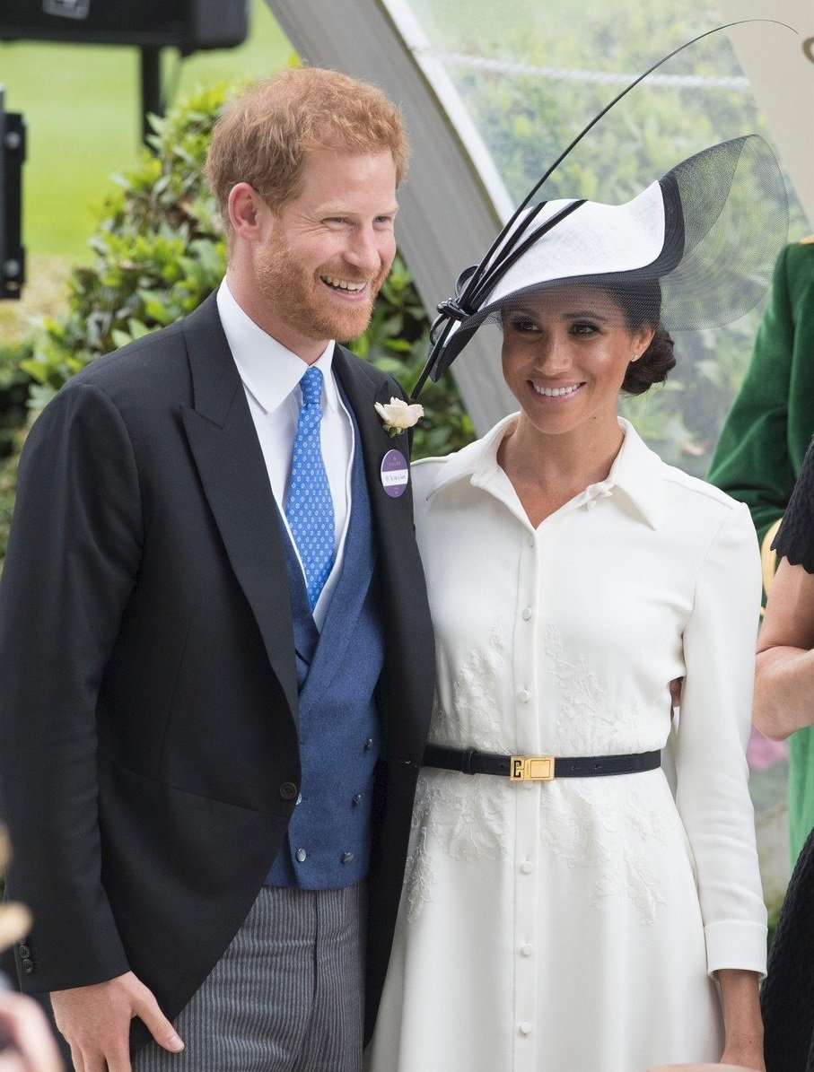 Meghan Markleová s princem Harrym.