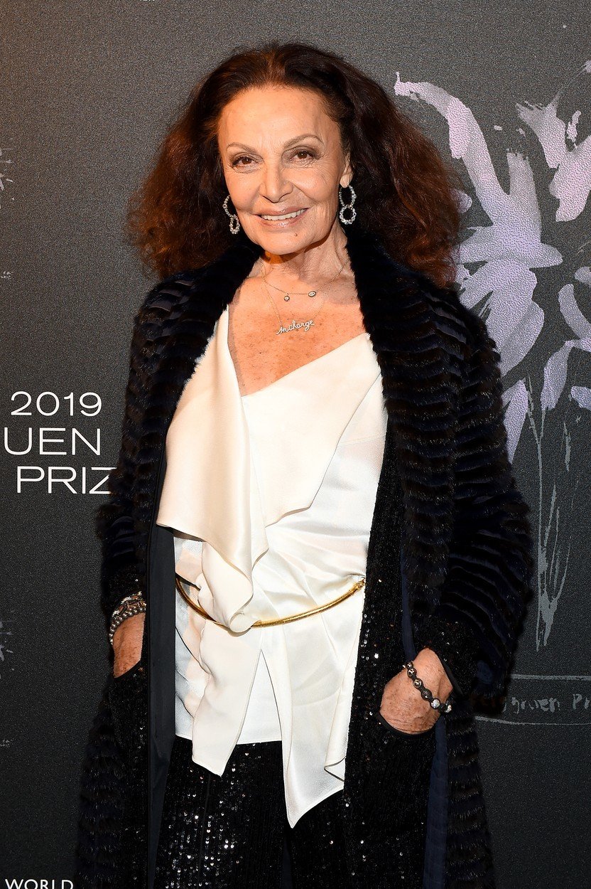 Diane von Furstenberg, návrhářka  &#34;Navrhuji pro ženy, které milují být ženou.&#34;