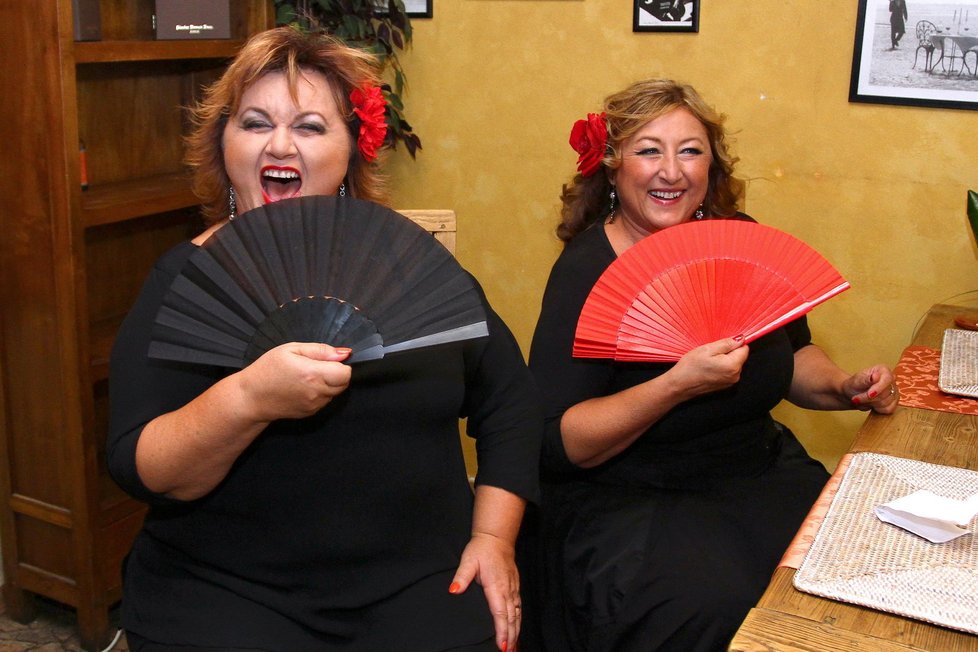 „Zábava u Hanky Křížkové byla podle mého gusta, mohla jsem v klidu sedět a zároveň si připadat nesmírně temperamentně,“ říká o ukázce flamenca Halina Pawlowská.