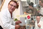 Dělba práce podle "nestárnoucího prince" je vážně zajímavá. Mladá přítelkyně Monika všechno udělá za něj.