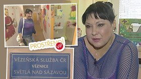 VIP Prostřeno! Dáda Patrasová během natáčení skončila v ženské věznici