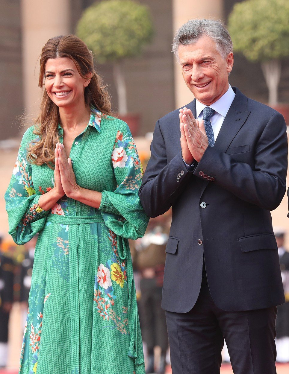 Juliana Awada je první dámou Argentiny, na fotce je po boku svého manžela.