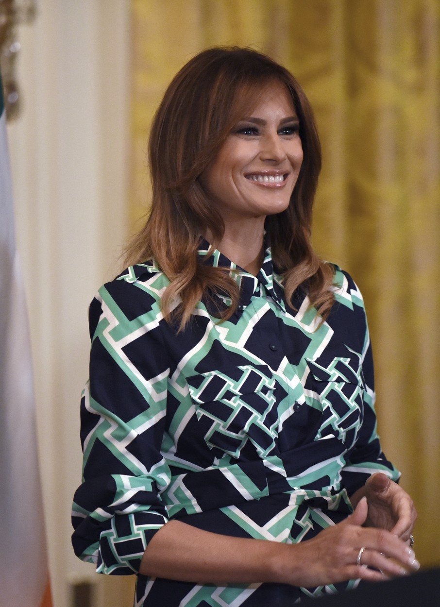 Manželka Donalda Trumpa a současná první dáma USA Melania Trump.