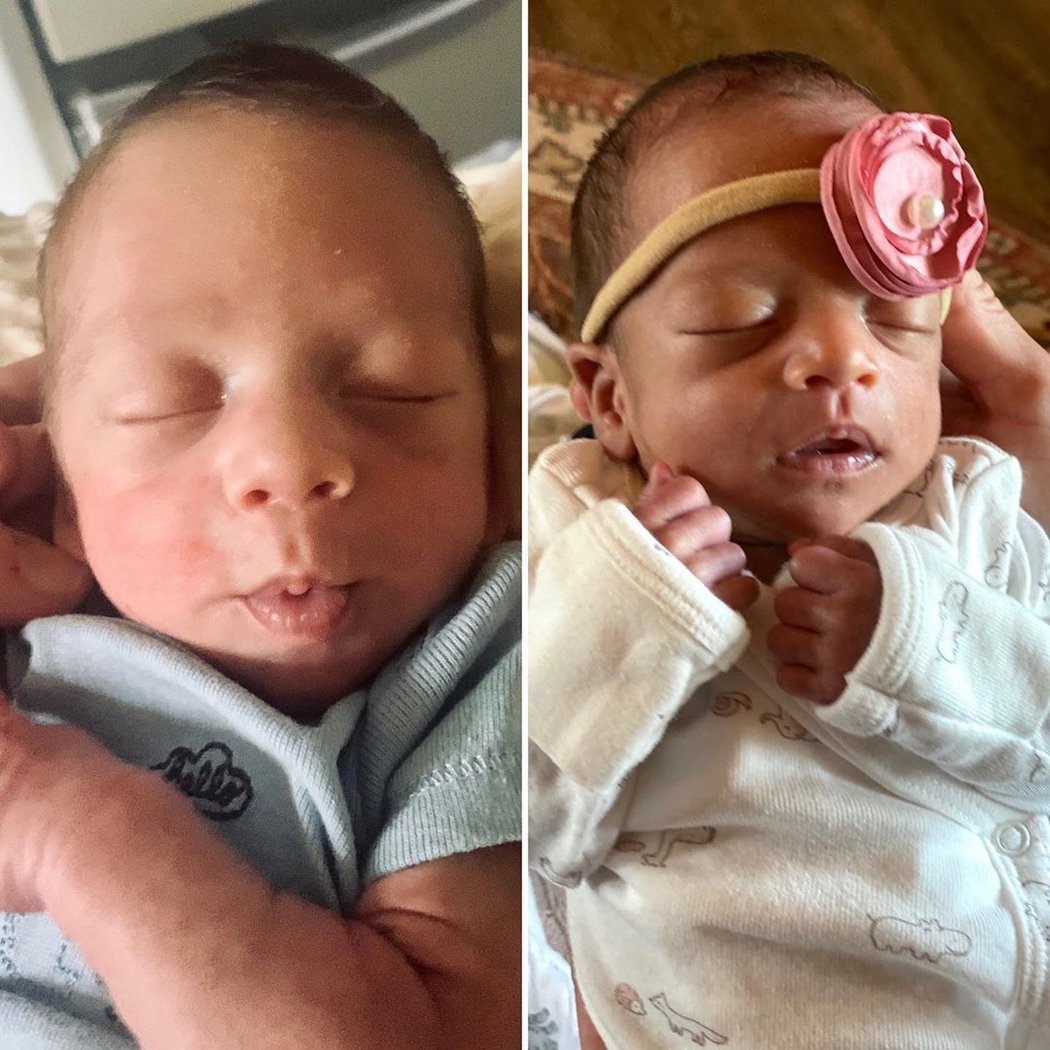 Hope Solo zveřejnila ve čtvrtek na sociálních sítích, že v březnu porodila syna Vittoria a dceru Lozen