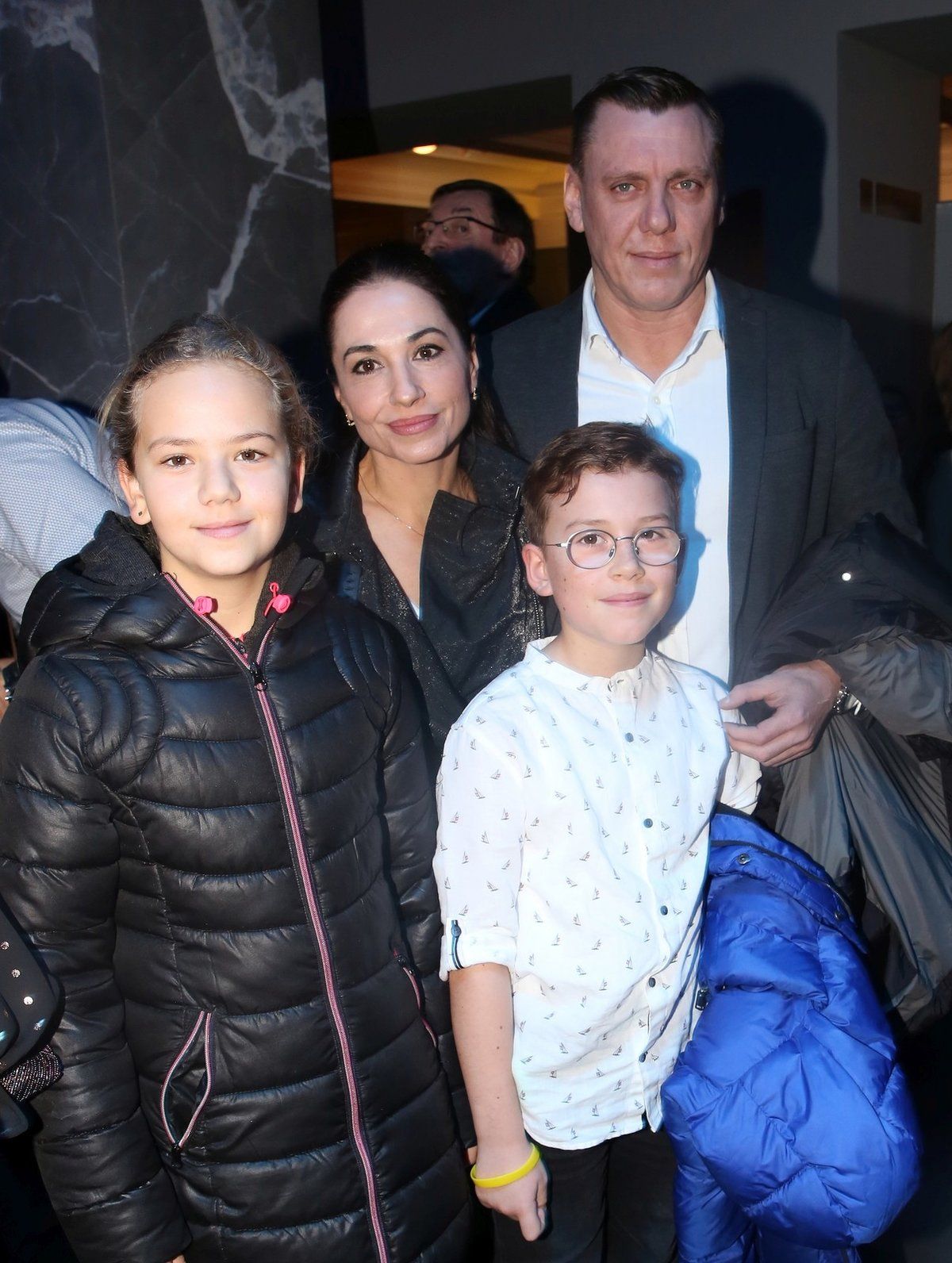 Michaela Kuklová s přítelem a dětmi